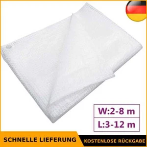 Leno Abdeckplane 140 g/m² Weiß Gartenplane Gewebeplane mehrere Auswahl vidaXL - Bild 1 von 109