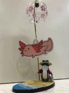 Final Fantasy Ambistoma Aloha Uso Uso mesa pesca carillón de viento figura figura - Imagen 1 de 15