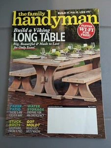 The Family Handyman Magazine April 2018 - Build a Viking Long Table - Imagen 1 de 3