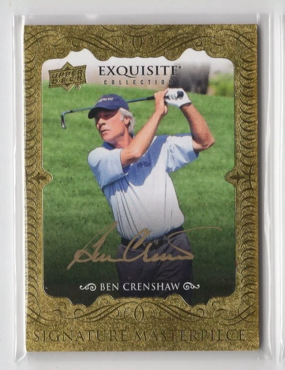 2014 UPPER DECK EXQUISITE BEN CRENSHAW SIGNATURE MASTERPIECE AUTO - Image 1 of 1