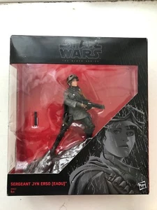 NUEVA EN CAJA 6" STAR WARS THE BLACK SERIE SARGENTO JYN ERSO (EADU) FIGURA HASBRO - Imagen 1 de 3