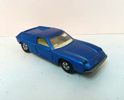 LOTUS EUROPA Matchbox #5 Die Cast Vintage Blue Lesney SF Transitional Wheels - Image 1 of 4