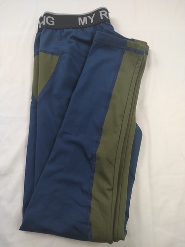 ON RUNNING Pantaloni a compressione My Running abbigliamento attivo uomo M blu navy corsa sport