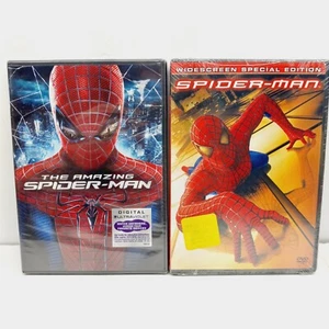 Spider-Man Movie Collection 2 Film (DVD) Spider Man/The Amazing Spider Man (New - Picture 1 of 3