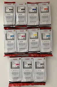 11x Original Canon Pfi-206 MBK Y PGY PM PC GY R B C M BK CANON IPF6400 IPF6450 - Imagen 1 de 4