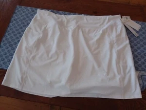 Reebok Strech Woven Skort Women's Sz 3x White NWT - Picture 1 of 13