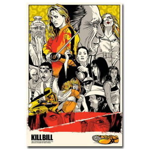 60824 Kill Bill klassischer Film Schlafzimmer Wanddekor Druck Poster