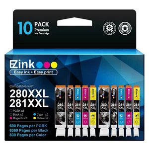 Inchiostro E-Z (sostituzione cartuccia di inchiostro compatibile con Canon 280 281 PGI-280XXL... - Foto 1 di 7