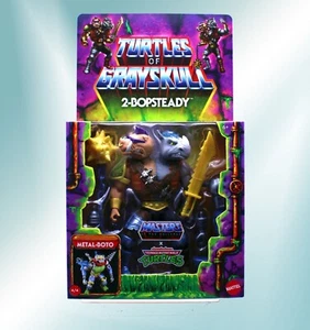 MOTU x TMNT: Turtles of Grayskull Actionfigur 2Bopsteady 14 cm von Mattel - Picture 1 of 13