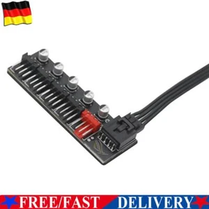 5 Ports PC-Lüfter-Hub-Splitter-Geschwindigkeitsregler für 4-Pin-PWM-Lüfter - Photo 1/5