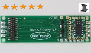 NixTrainz Decoder Buddy ~ Neu ~ NTZ5 V5B ~ 12 Ausgänge 21-polige Decoder ~ NixTrains - Bild 1 von 3
