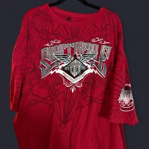 Men's T-Shirt red south pole - Picture 1 of 2