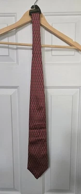 Hardy Amies Silk Men's Tie. Red, white and blue. New, no tag - Image 1 of 4