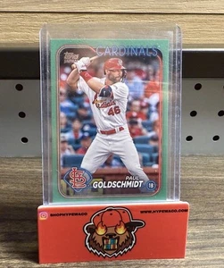 2024 Topps Edición Japón #122 Paul Goldschmidt Cardinals Aqua/75 - Imagen 1 de 2