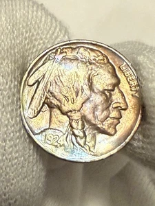 1924 Buffalo Nickel, Choice UNC+ High Grade Toned Full Horn - Picture 1 of 2