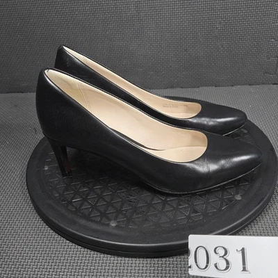 Туфли женские Cole Haan Grand.OS размер 6 черные кожаные туфли-лодочки на каблуках классическое платье - Изображение 1 из 4