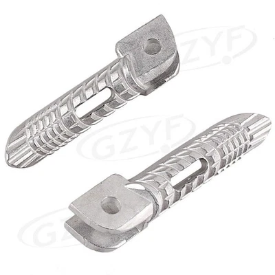Conjunto de estriba de reposapiés delantero plateado para Suzuki GSXR600 750 1000 01-14 Foto 1 de 4