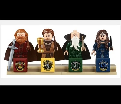 LEGO Harry Potter Hogwarts Castle Founders Minifigs + Dragon UNASSEMBLED 71043 - Image 1 of 4