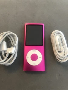 Apple iPod Nano 4th Generation Pink 8GB New battery - Good condition - Picture 1 of 5
