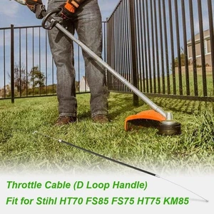 Throttle Control Cable Replacement For HT70 FS85 FS75 HT75 KM85 FC85 - Picture 1 of 11