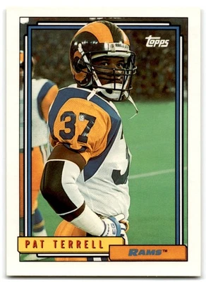 1992 Topps Pat Terrell Los Angeles Rams #465 - Image 1 of 2