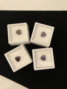 Set Of 4 - 3.50CT Aug 10 X 10 Mm Tr Rhodolite Garnet Gemstones - Picture 1 of 8