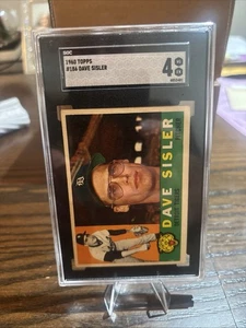 1960 Topps #186 Dave Sisler PSA VG-EX 4 - Bild 1 von 1