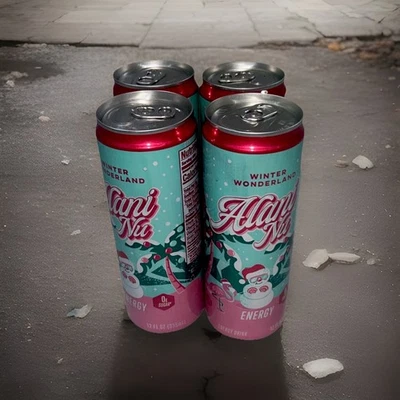 Paquete de 4 Alani Nu Winter Wonderland 2025 Edición Limitada 12 OZ Foto 1 de 4