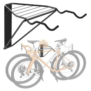 Wall Mounted Horizontal Bike Rack, Foldable Space Saving Bicycle Storage Solu... - Picture 1 of 9