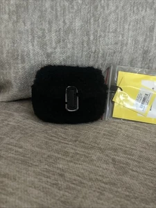 Marc Jacobs schwarz Teddy Kunstfell Schnappschuss Nano Taschenanhänger Schlüsselanhänger Geldbörse - Bild 1 von 5