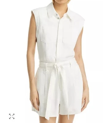 Rag&Bone Ultra Featherweight Sleeveless Eliza Romper In Size M NWT $298  - Image 1 of 4