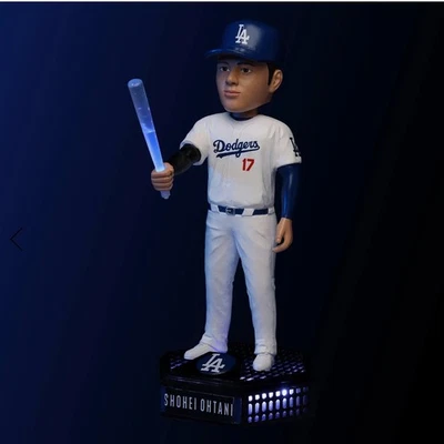 Shohei Ohtani Carrera Home Run HR Contador 8 Pulgadas Bobblehead LA DODGERS NUEVO EN CAJA FOCO Foto 1 de 4