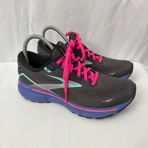 Brooks Ghost 15 Damenschuhe Größe 8,5 B Laufen grau blau pink - Bild 1 von 9