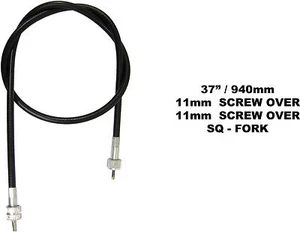 456930 Speedo Cable for Kawasaki ZX9R, GTR1000, ZX-10, GPZ1100, Zephyr, ZZR1100 - Picture 1 of 2