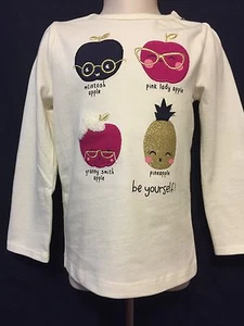 New/Tags 6-12 Month Gymboree Baby Girl's 100% Cotton Long Sleeve T-Shirt - Picture 1 of 12