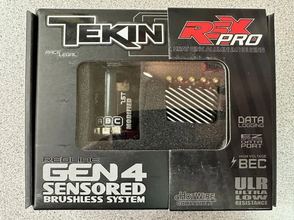 Tekin RSX Pro Sensored Brushless ESC/Gen4 Motor Combo (7.5T) TEKTT2801 - Image 1 of 4