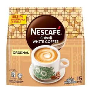 1 X Nescafe White Coffee Original (15 Sticks x 33g) + FREE SHIPPING - Picture 1 of 1