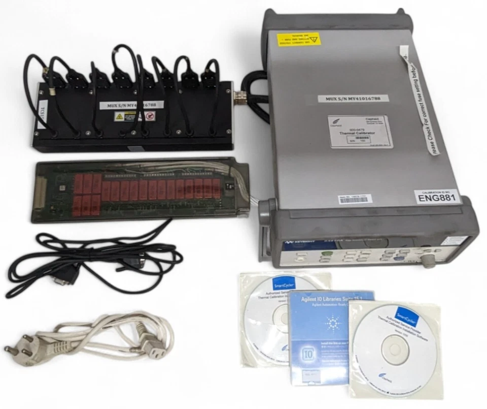 Agilent 34970A DAQ Mainframe + 34902A 16-Channel MUX Module – Fully Functional - Image 1 of 4