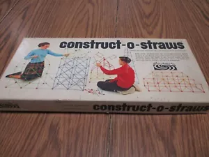 RARO PARKER BROTHERS CONSTRUCT-O-STRAWS NO. 114 JUGUETES DE CONSTRUCCIÓN 1964 - Imagen 1 de 7