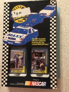 VINTAGE 1991 MAXX RACE CARDS NASCAR OFFICIAL 240 CARD SET IN FACTORY SEALED BOX - Picture 1 of 3