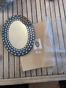 Brand new oval mosaic plaque/mirror - Picture 1 of 7