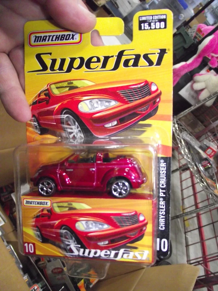 Matchbox 1/64 Superfast #10 chrysler PT Cruiser red NIB - Image 1 of 1