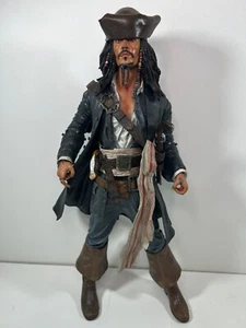 Neca Disney Pirates Of The Carribean 18” Captain Jack Sparrow Talking TESTED - Picture 1 of 17
