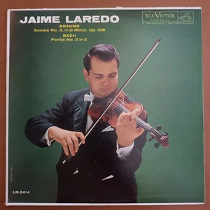RCA LM 2414 *SHADED DOG* BRAHMS SNT #3 BACH PARTITA #3 SOKOLOFF LAREDO 1S/A1 EX+ - Picture 1 of 3