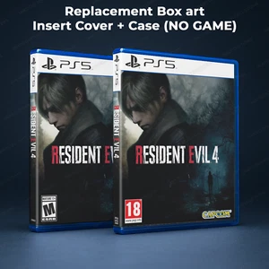 PS5 Resident Evil 4 Replacement Case Box Only Empty PAL NO GAME - Picture 1 of 6