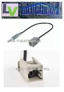 2442-DIN RMS Cavo Adattatore Antenna Segnale Autoradio Conn DIN Hyundai Tucson - Foto 1 di 1