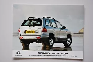Foto Stampa Auto - Hyundai Santa Fe V6 CDX 2003 - Bianco - Vista Posteriore/Laterale - Foto 1 di 1