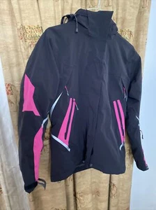 bin Salomon Damen Clima Pro Skijacke mit Kapuze Größe M Top Zustand - Bild 1 von 16