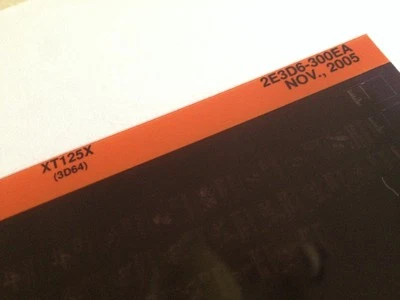 Yamaha XT125X XT 125X 125XT Micro Enchufe Piezas List Catálogo Microficha - Imagen 1 de 2