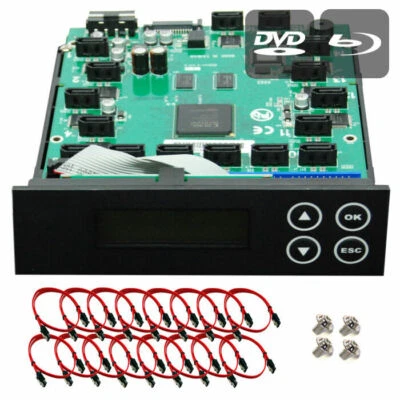 Produplicator 1-15 CD/ DVD/ BD Blu-ray SATA Burner Duplicator Copier CONTROLLER - Image 1 of 3